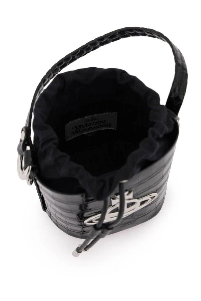 商品Vivienne Westwood|Daisy Embossed Bucket Bag,价格¥3546,第3张图片详细描述