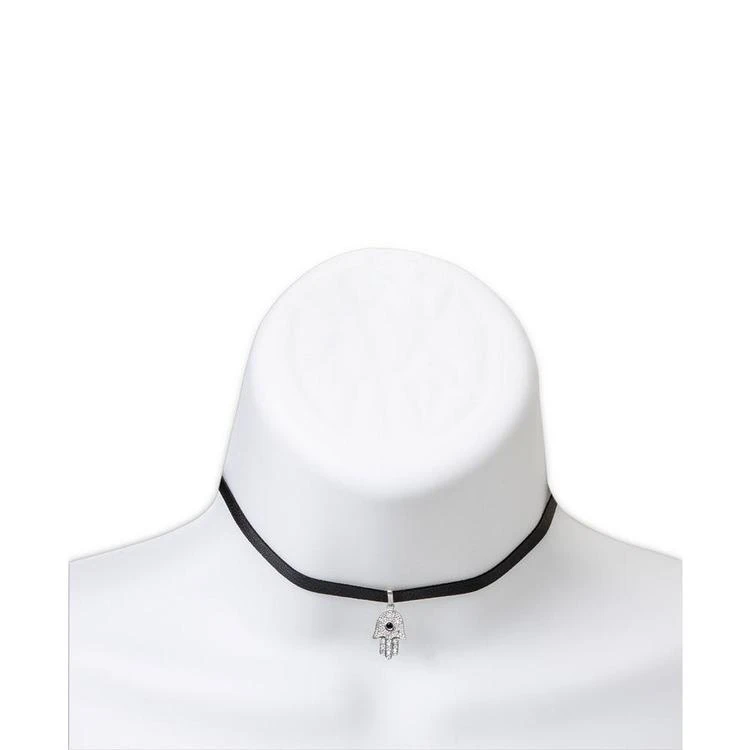 商品Giani Bernini|Cubic Zirconia Hamsa Choker Necklace in Sterling Silver,价格¥99,第1张图片