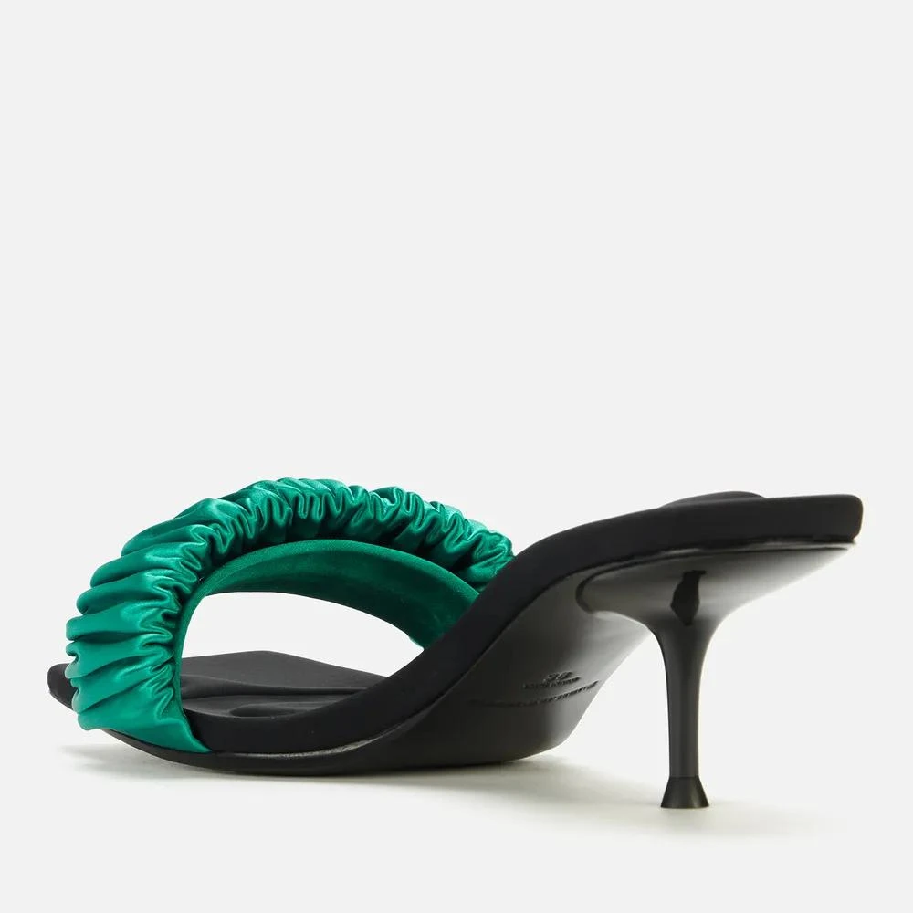 商品Alexander Wang|Alexander Wang Women's Jessie Scrunchie Satin Heeled Mules,价格¥2676,第2张图片详细描述