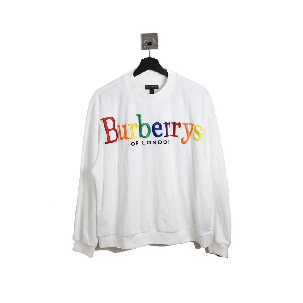 商品Burberry|Burberry Rainbow Font Sweater White,价格¥5411,第1张图片