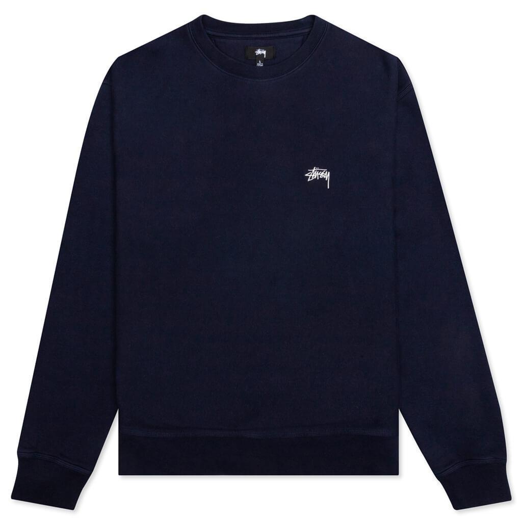 商品STUSSY|Stussy Stock Logo Crew - Navy,价格¥704,第1张图片