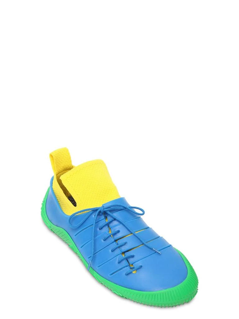 商品Bottega Veneta|Tech Knit & Rubber Low Sneakers,价格¥5774,第3张图片详细描述