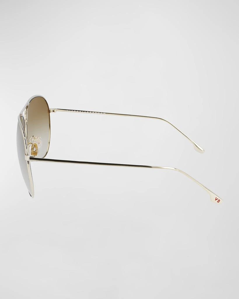 商品Victoria Beckham|Aviator Hammered Metal Sunglasses,价格¥2998,第3张图片详细描述