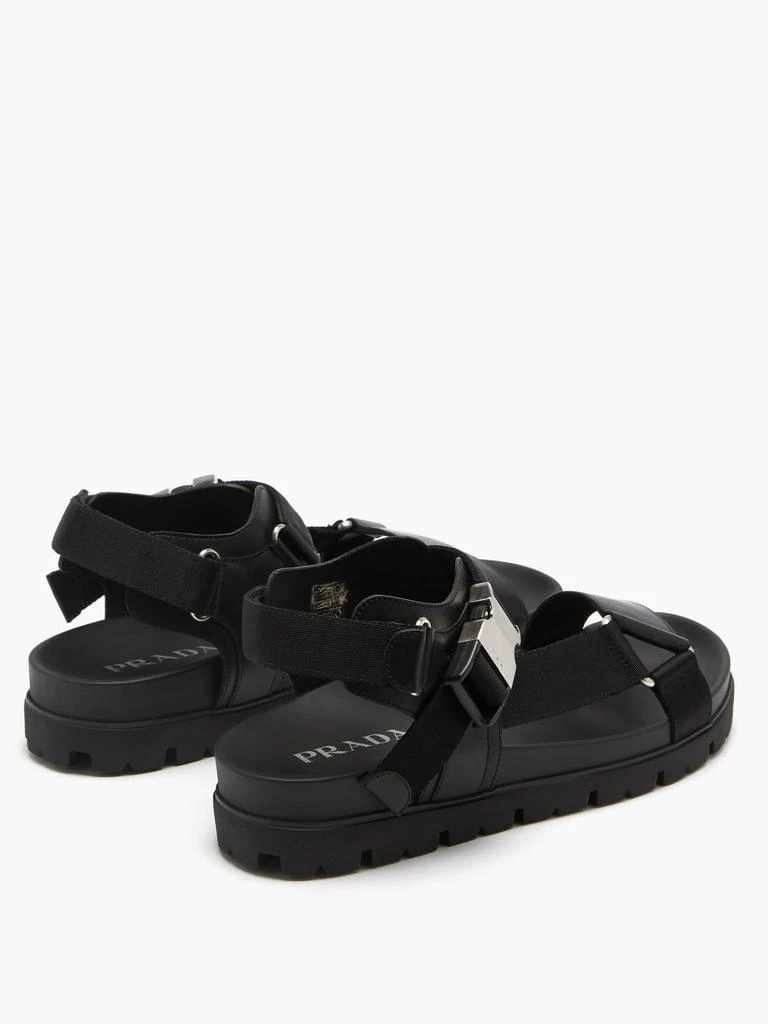 商品Prada|Tread-sole leather sandals,价格¥5308,第4张图片详细描述