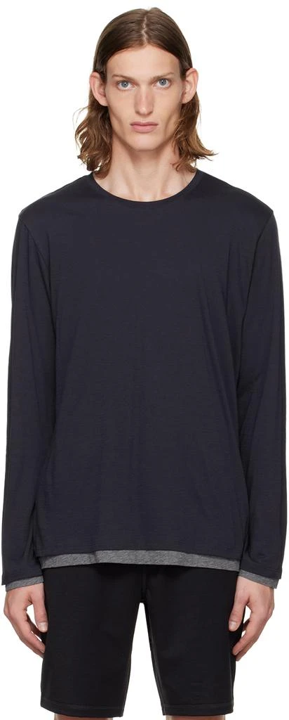 商品Vince|Navy Layered Long Sleeve T-Shirt,价格¥292,第1张图片