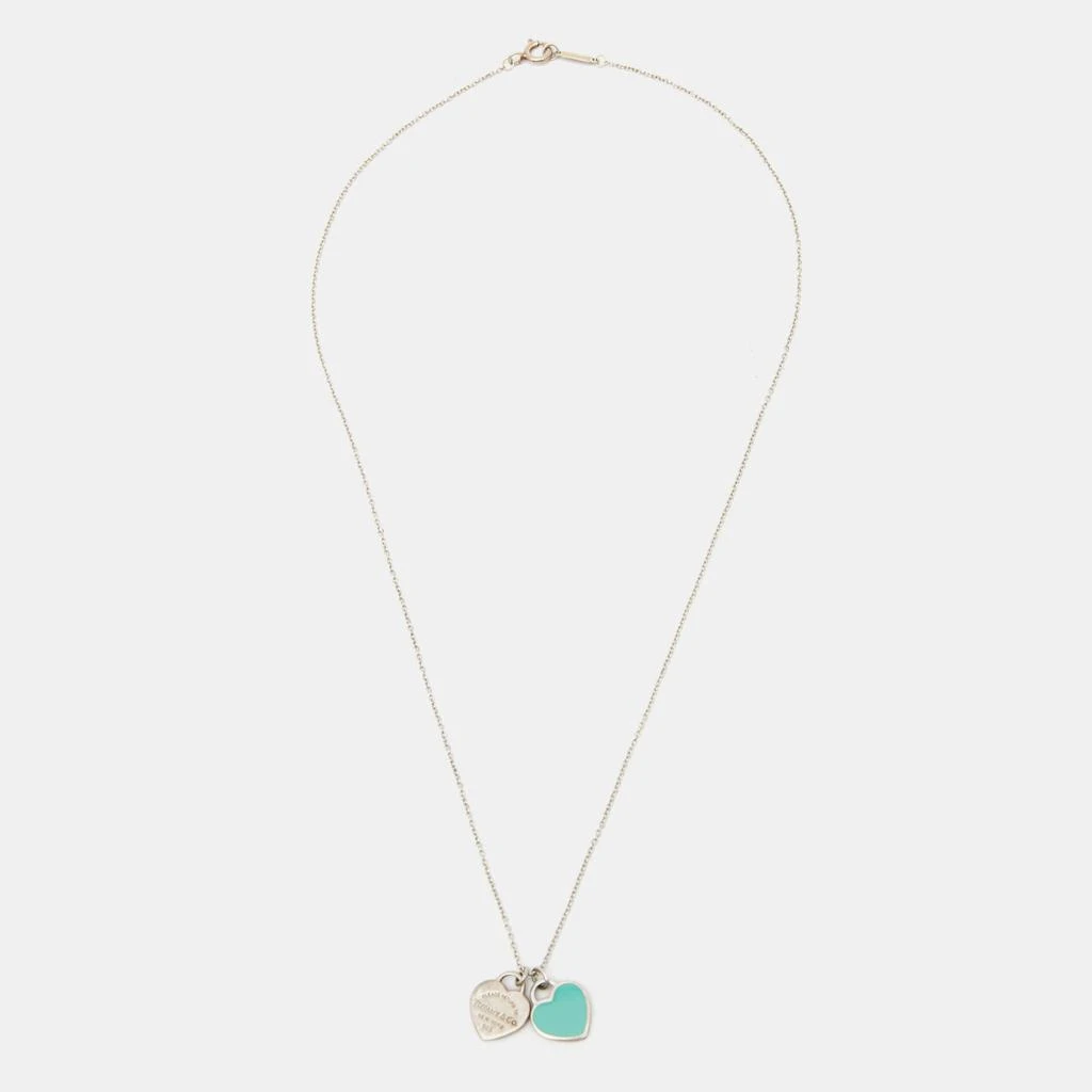 商品[二手商品] Tiffany & Co.|Tiffany & Co. Return To Tiffany  Enamel Heart Tag Sterling Silver Necklace,价格¥1301,第2张图片详细描述