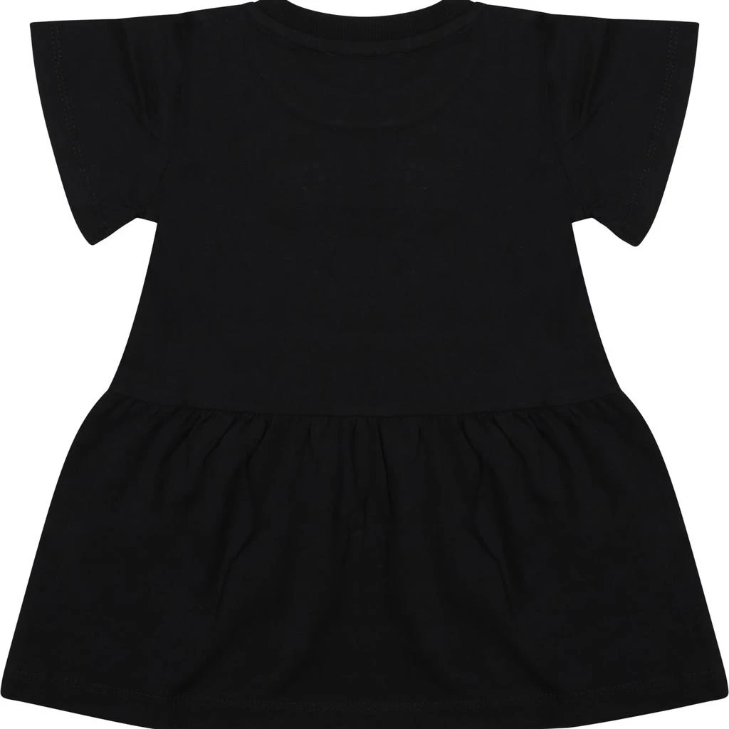 商品Moschino|Black Dress For Baby Girl With Logo And Heart,价格¥1110,第2张图片详细描述