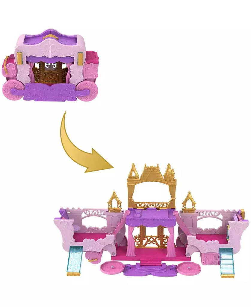 商品Disney Princess|Carriage to Castle Playset with Aurora Doll & Accessories,价格¥319,第5张图片详细描述