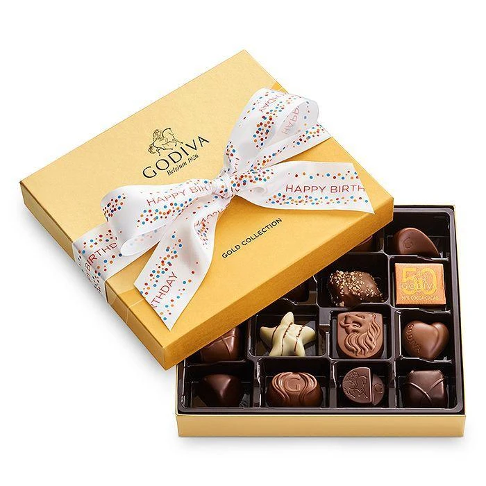 商品Godiva|生日礼盒, 36粒装,价格¥239,第3张图片详细描述