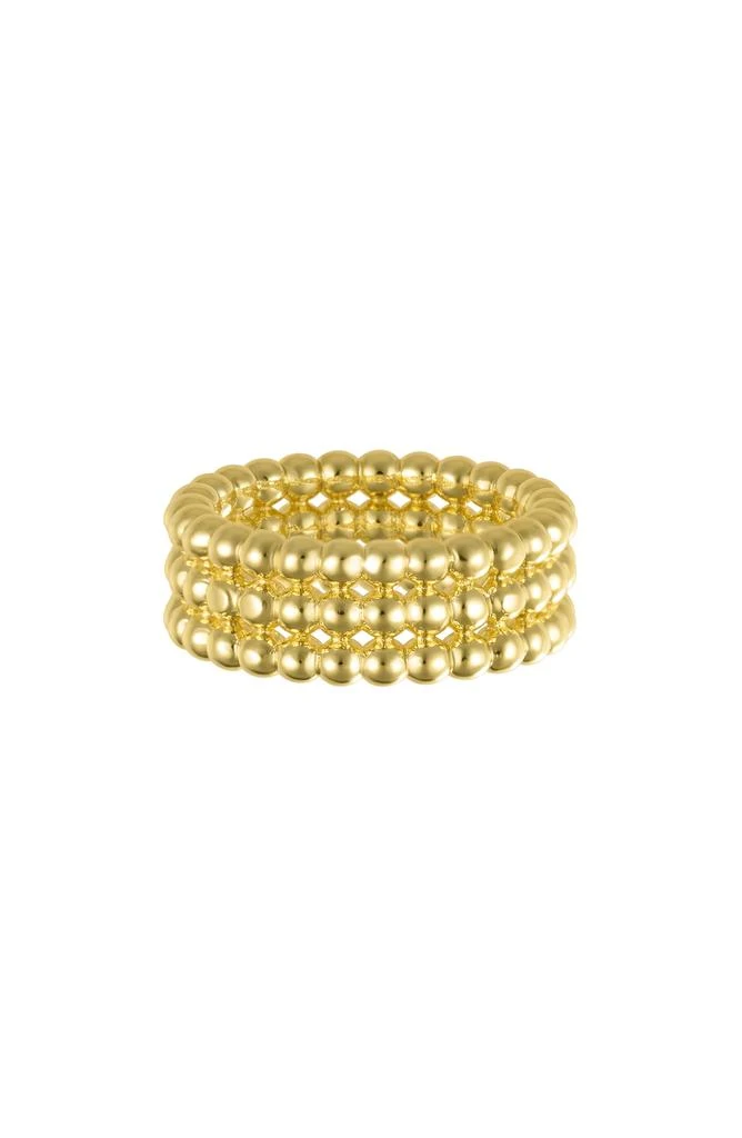 商品ADORNIA|Triple Row Beaded Band Ring,价格¥180,第1张图片