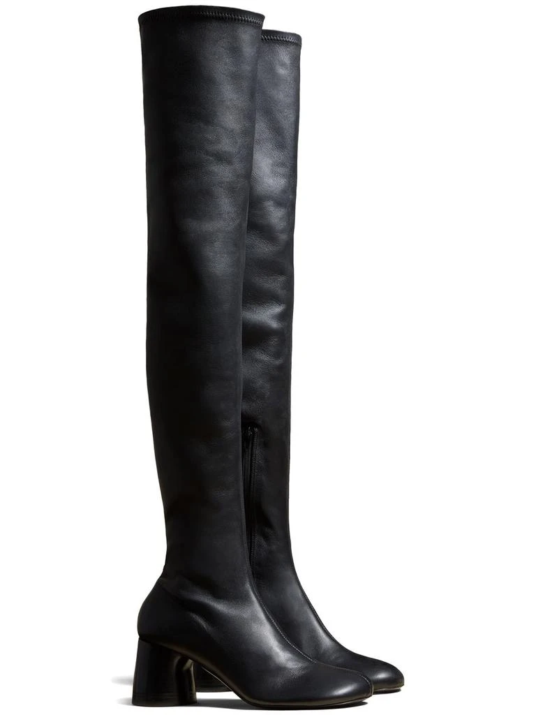 商品Khaite|45mm Admiral Leather Over-the-knee Boots,价格¥4719,第2张图片详细描述