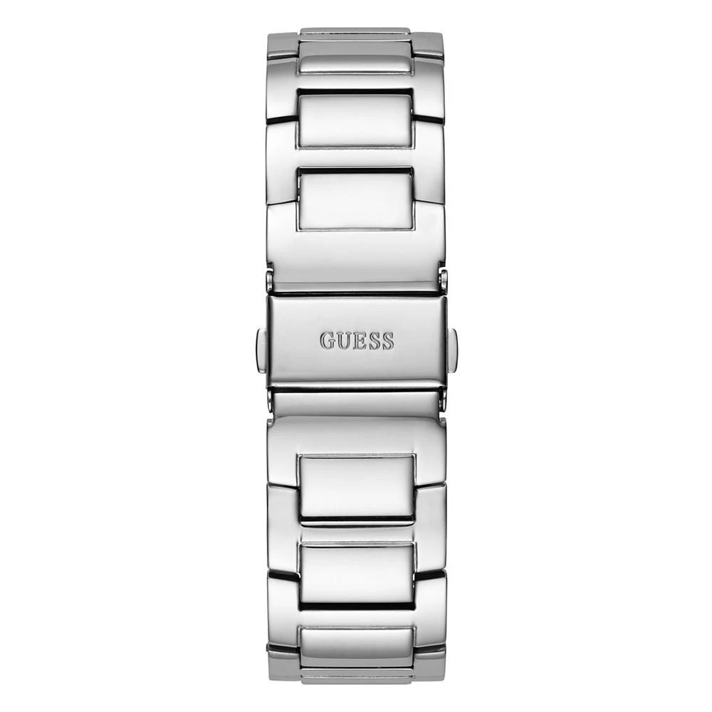 商品GUESS|Women's Silver-Tone Stainless Steel Bracelet Watch 40mm,价格¥560,第3张图片详细描述