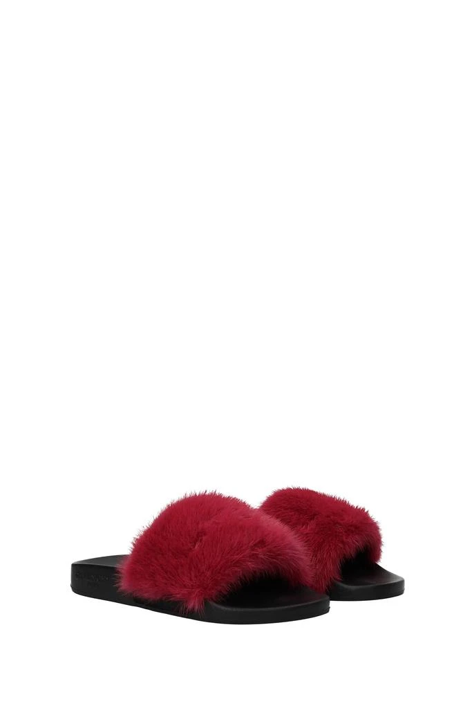 商品Givenchy|Slippers and clogs Fur Pink Raspberry,价格¥1940,第2张图片详细描述