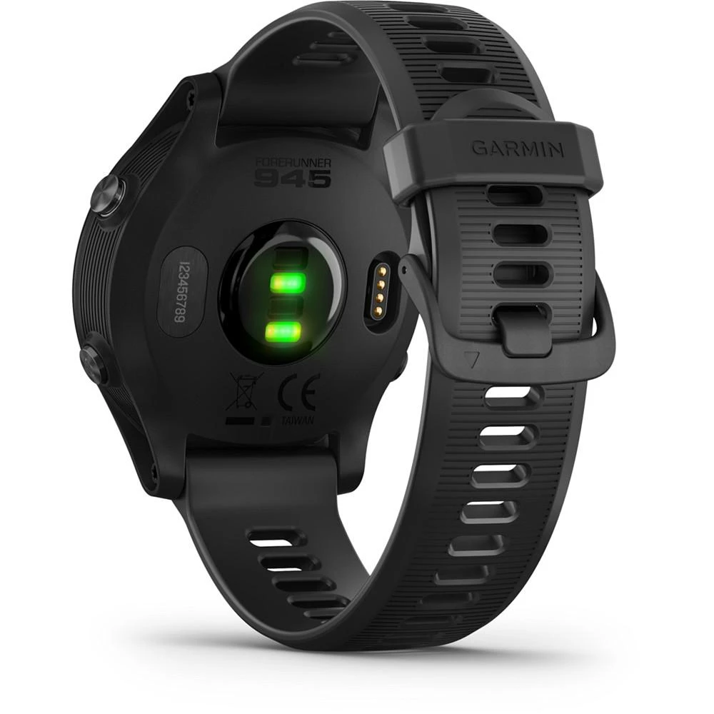 商品Garmin|Unisex Forerunner 945 Black Silicone Strap Smart Watch 47mm,价格¥5603,第2张图片详细描述