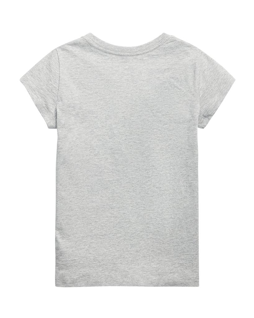 Girl's Logo Embroidered T-Shirt, Size S-XL商品第2张图片规格展示