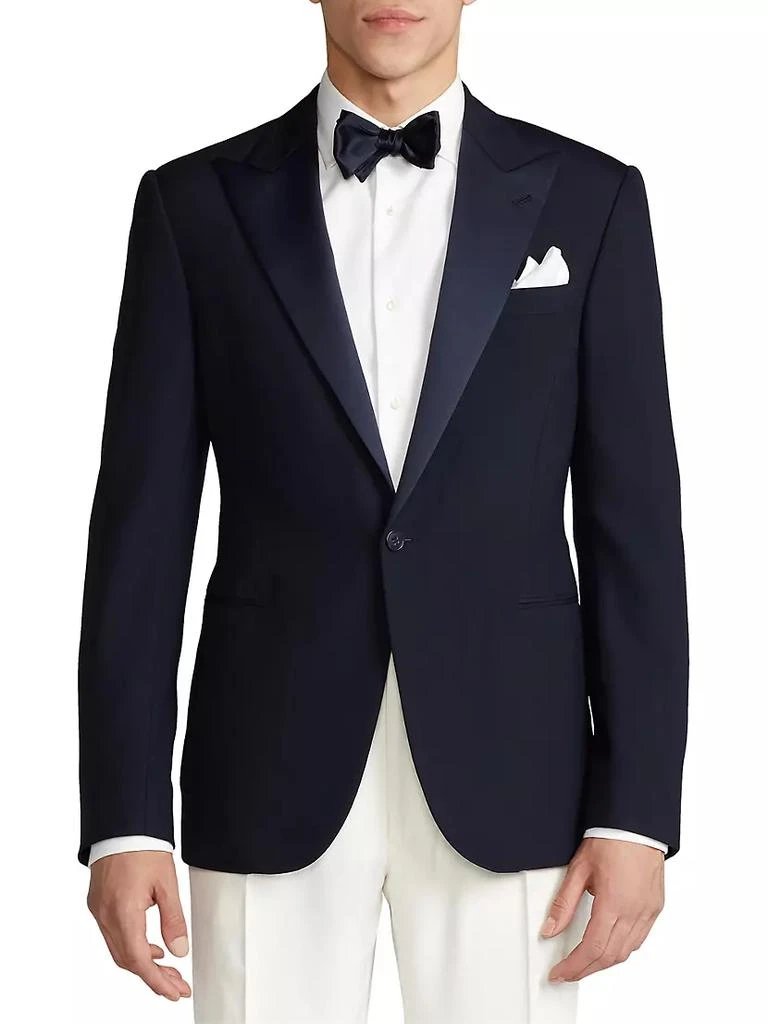 商品Ralph Lauren|Formal Gregory Peak Lapel Single-Button Sport Coat,价格¥18726,第1张图片