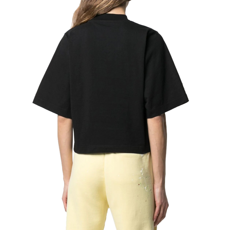 Palm Angels 女士黑色断头熊短款短袖T恤 PWAA02-0S21JE-R001-1060商品第4张图片规格展示