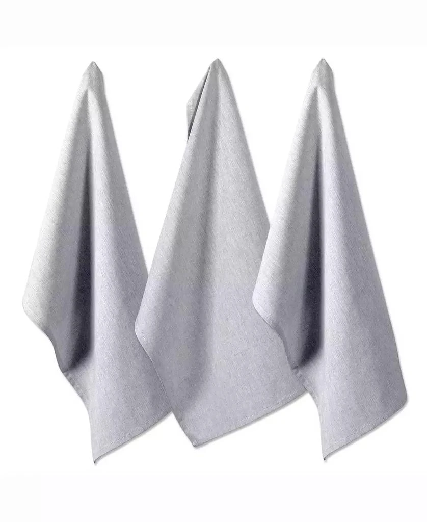 Solid Chambray Dishtowel, Set of 3 商品