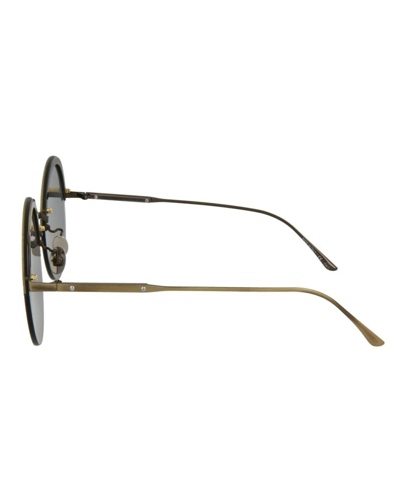 商品Bottega Veneta|Round-Frame Metal Sunglasses,价格¥901,第3张图片详细描述