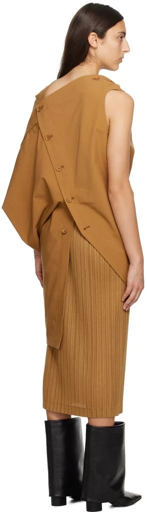 商品Issey Miyake|棕色 Canopy 连衣裙,价格¥4624,第3张图片详细描述