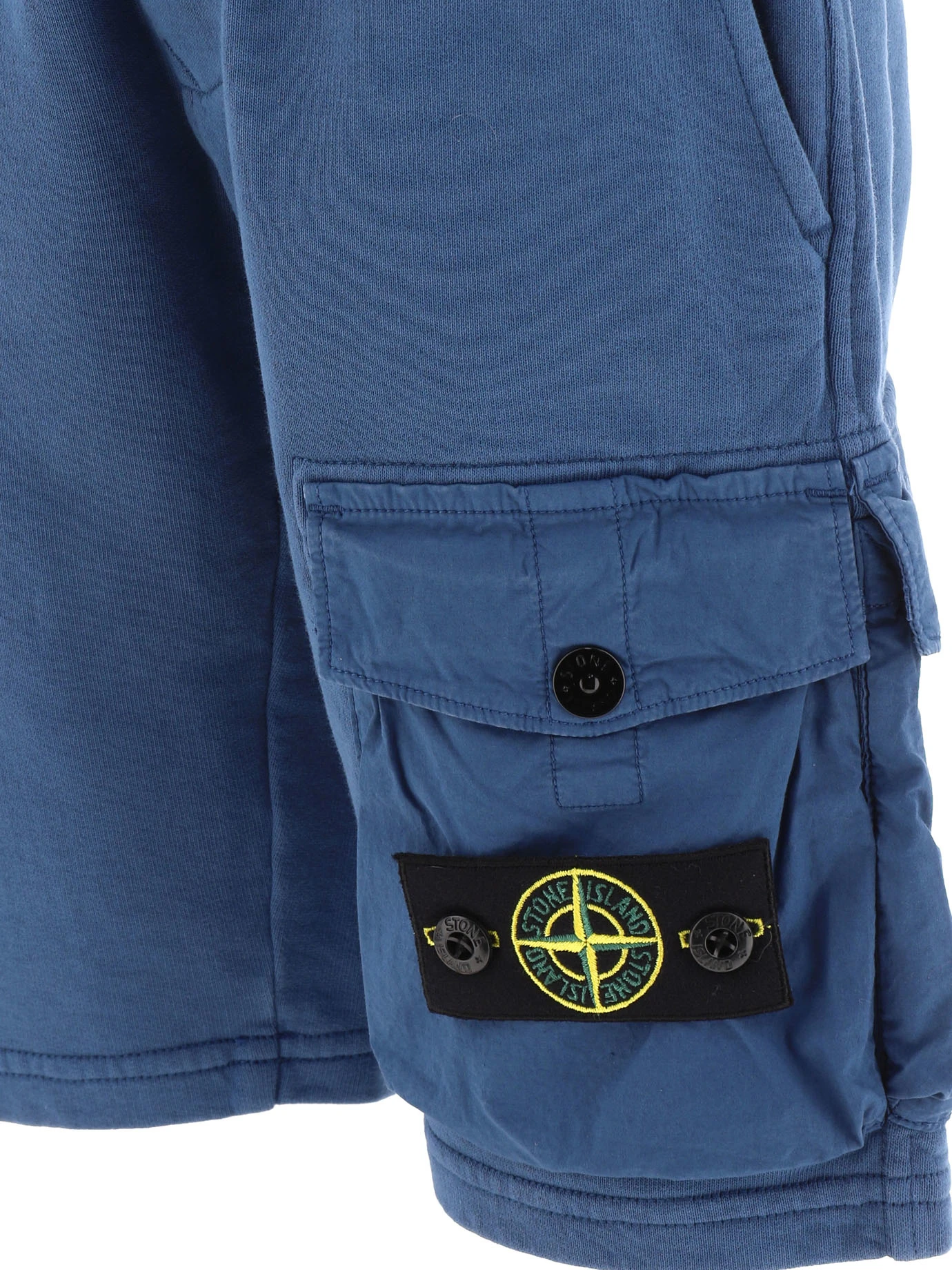 商品Stone Island|Stone Island 男童短裤 781660340V0027 蓝色,价格¥1622,第4张图片详细描述