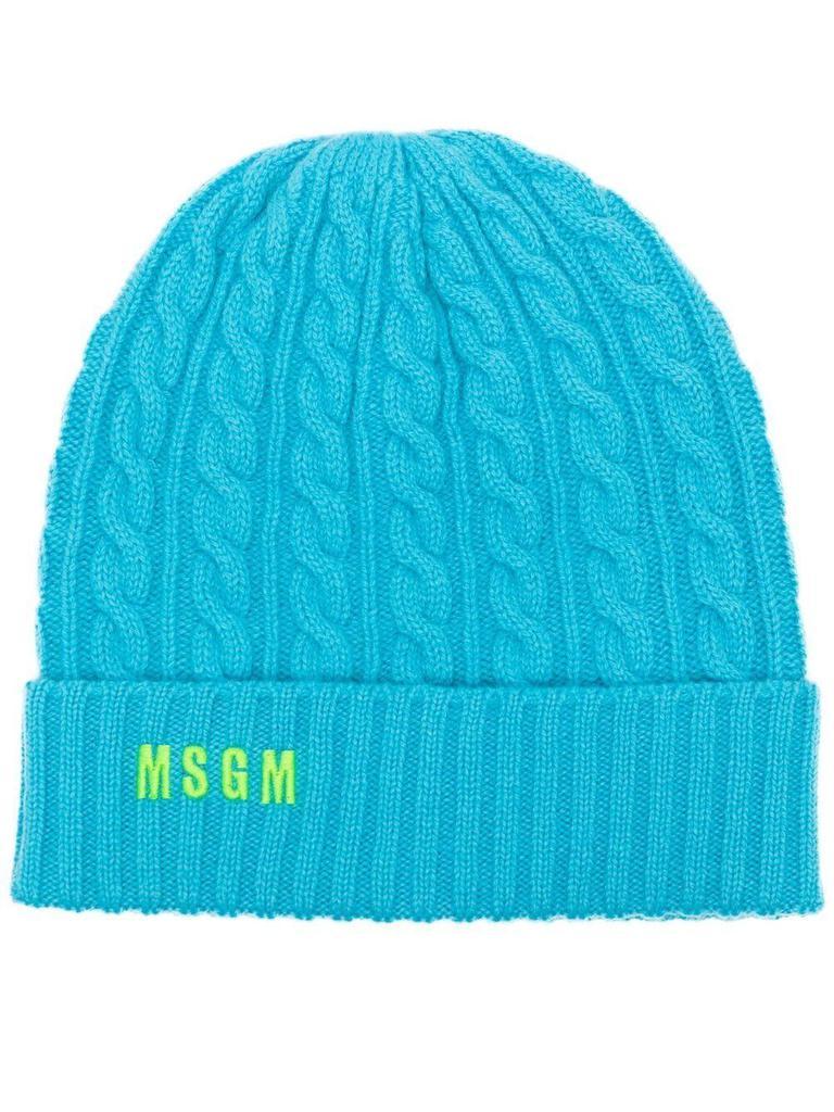 商品MSGM|Braided wool cap,价格¥322,第1张图片