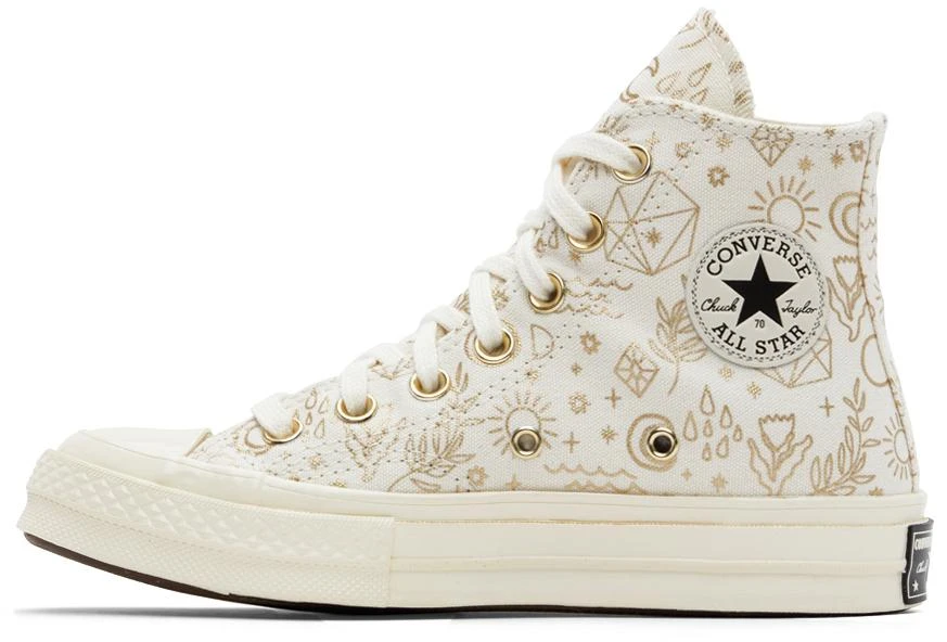 商品Converse|白色 Golden Elements Chuck 70 高帮运动鞋,价格¥393,第3张图片详细描述