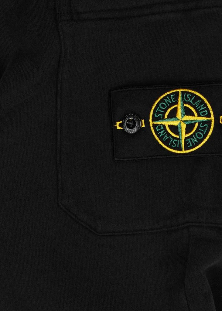 商品Stone Island|Black cotton sweatpants,价格¥2877,第5张图片详细描述