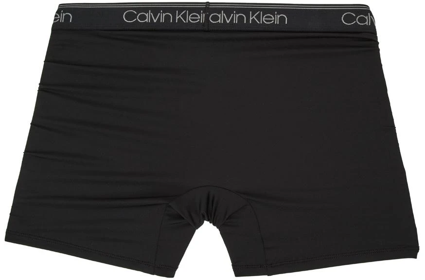 Calvin Klein Underwear Three-Pack Black Micro Boxer Briefs 3