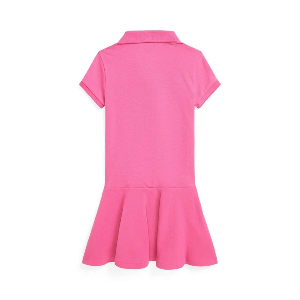 商品Ralph Lauren|Toddler and Little Girls Stretch Mesh Polo Dress,价格¥349,第2张图片详细描述