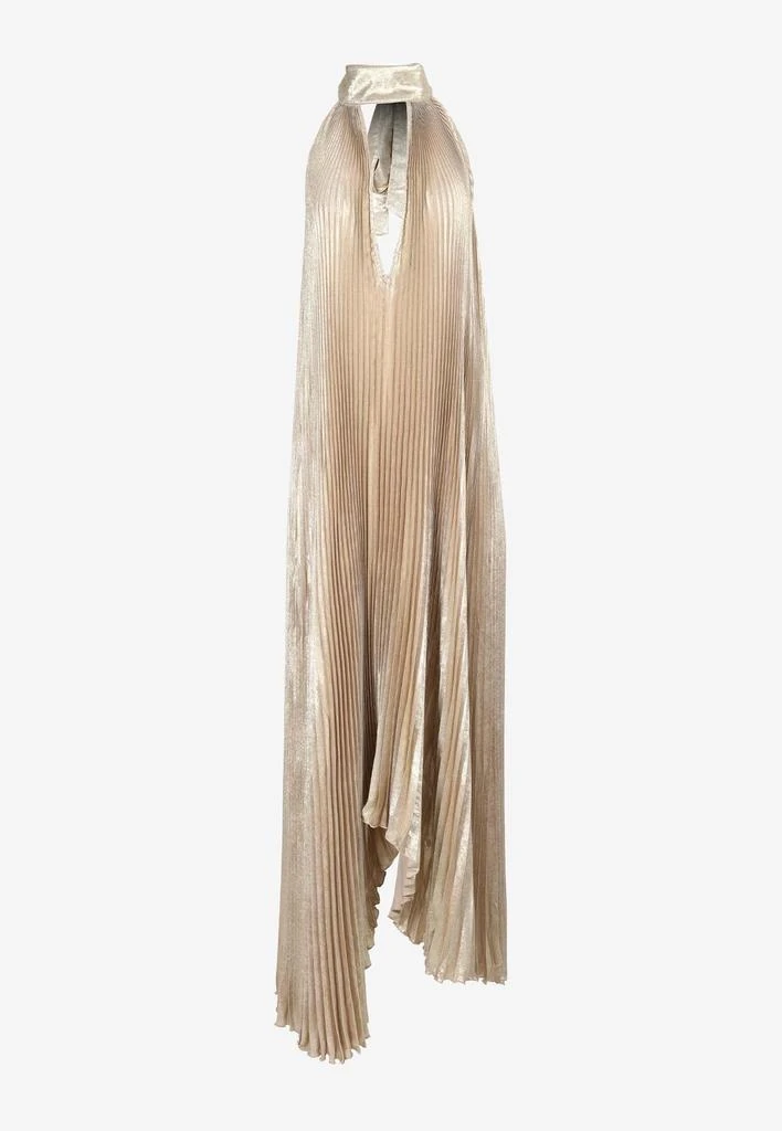 商品L'IDEE|Opera Halterneck Plisse Gown,价格¥4819,第1张图片