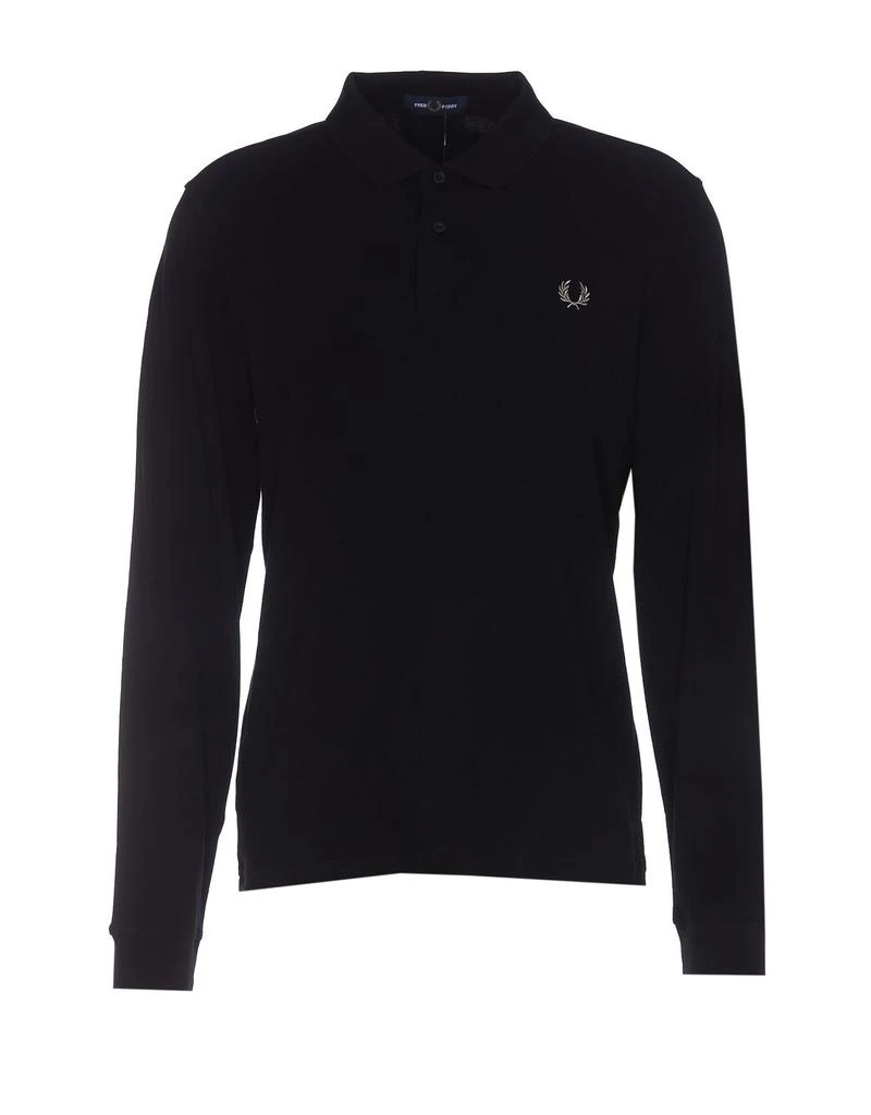 商品Fred Perry|Fred Perry Long Sleeved Logo Embroidered Polo Shirt,价格¥618,第1张图片