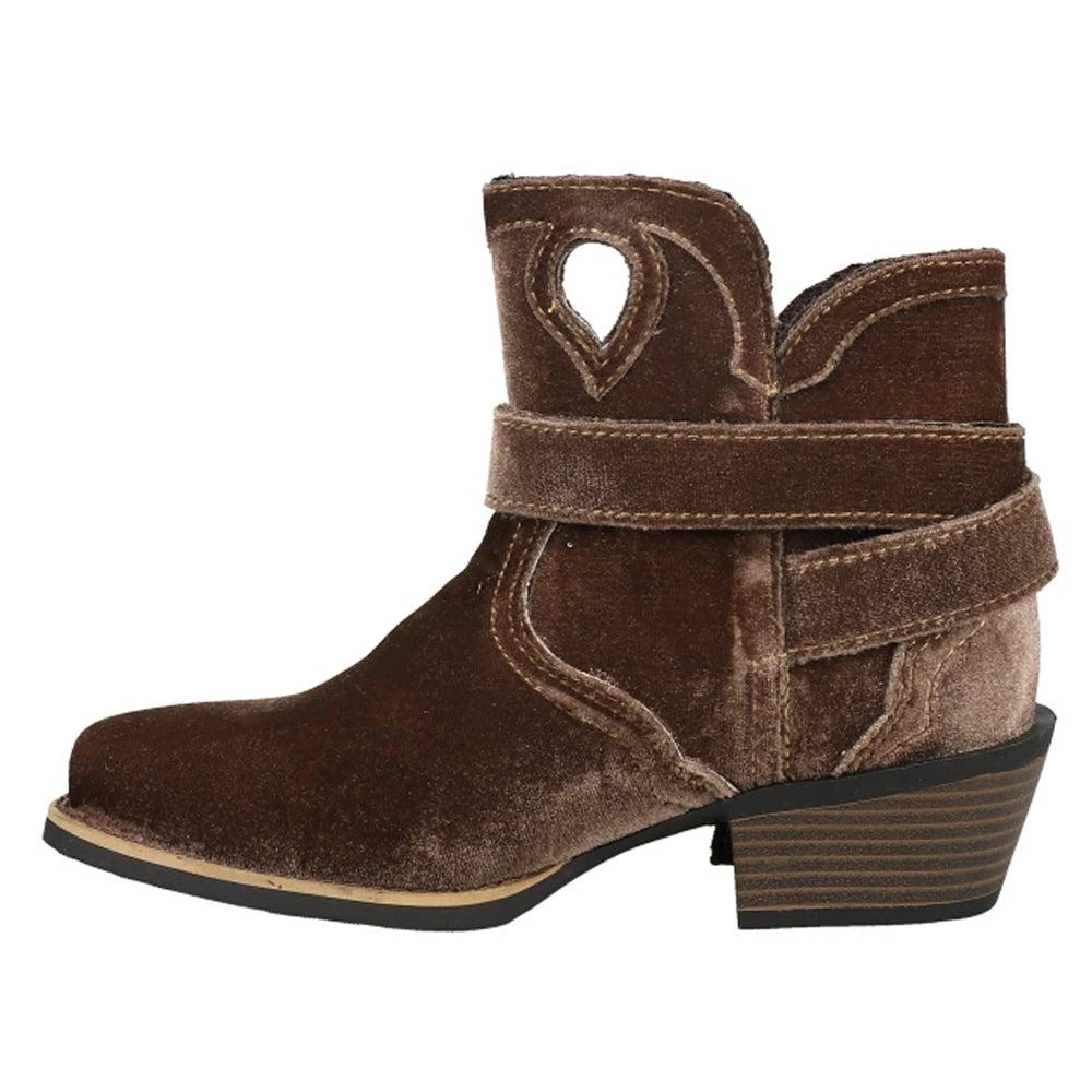 商品Justin Boots|Elana Velvet Square Toe Boots,价格¥227,第3张图片详细描述