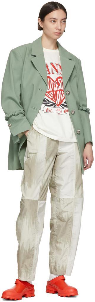 商品Ganni|White Organic Cotton T-Shirt,价格¥612,第6张图片详细描述