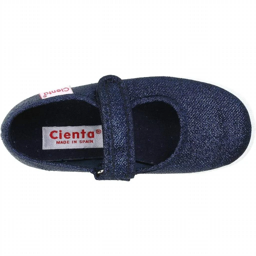 商品Cienta|Girl's Mary Jane Flat Shoes In Navy Metallic,价格¥255,第2张图片详细描述