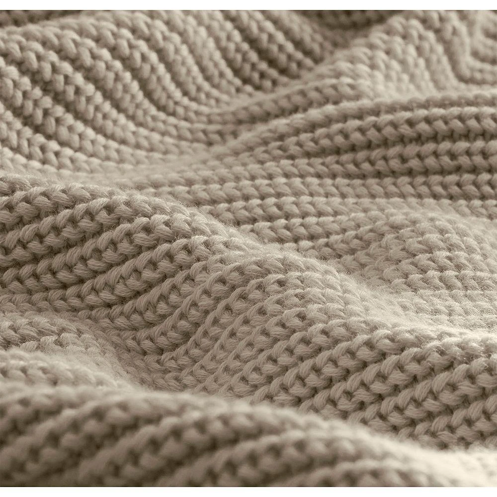 商品Boll & Branch|Ribbed Knit Throw Blanket, 50" x 70",价格¥1262,第2张图片详细描述