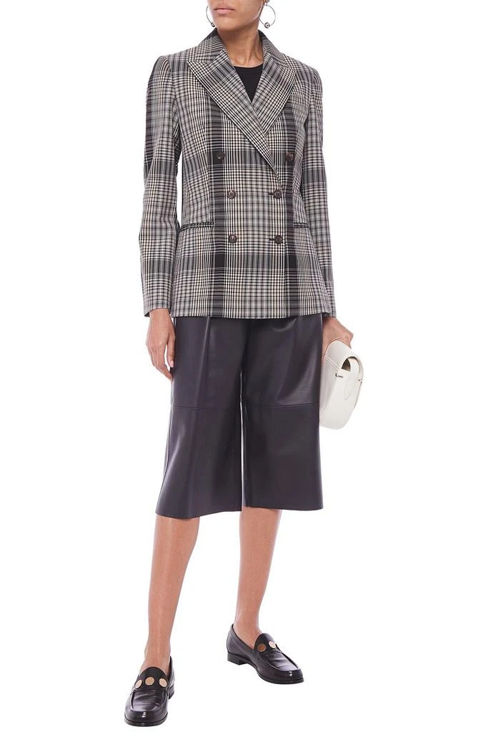 商品Brunello Cucinelli|Double-breasted checked wool blazer,价格¥11117,第2张图片详细描述