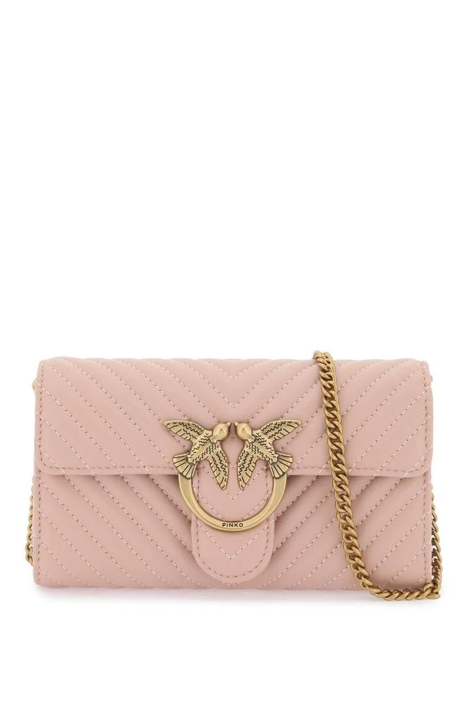 商品PINKO|Love Bag Chevron crossbody bag,价格¥791,第1张图片