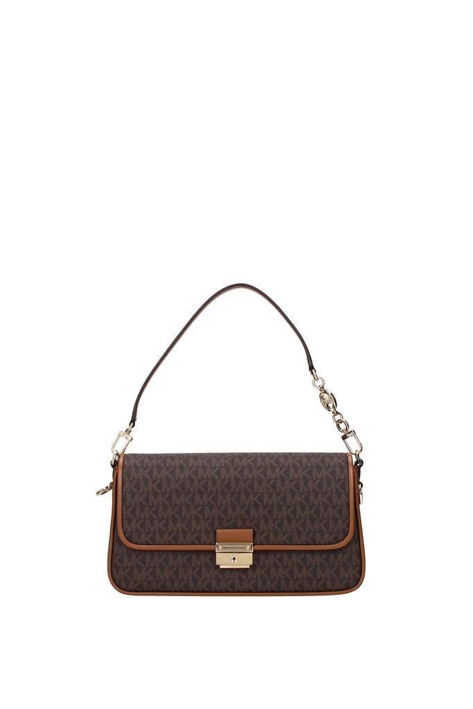 商品Michael Kors|Handbags bradshaw sm Fabric Brown Acorn,价格¥1731,第1张图片