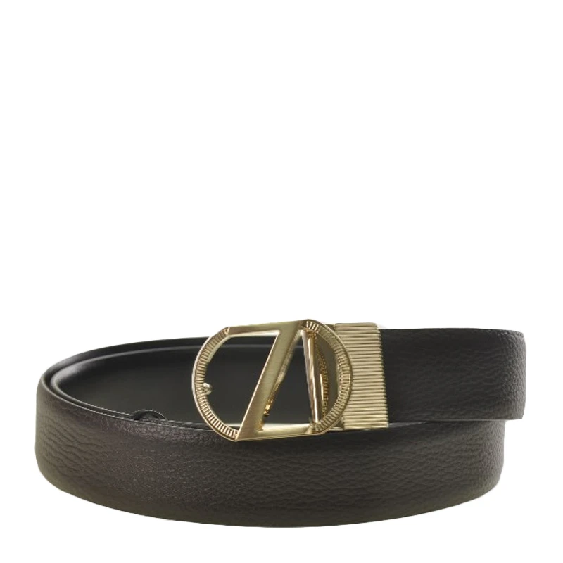商品[国内直发] Zegna|ZEGNA 棕色男士腰带 BSTXVJ-980B-TDN,价格¥1570,第1张图片