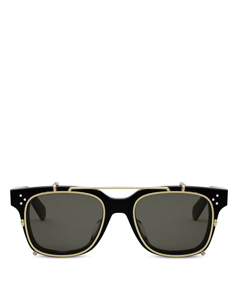 Clip On Square Sunglasses, 50mm 商品
