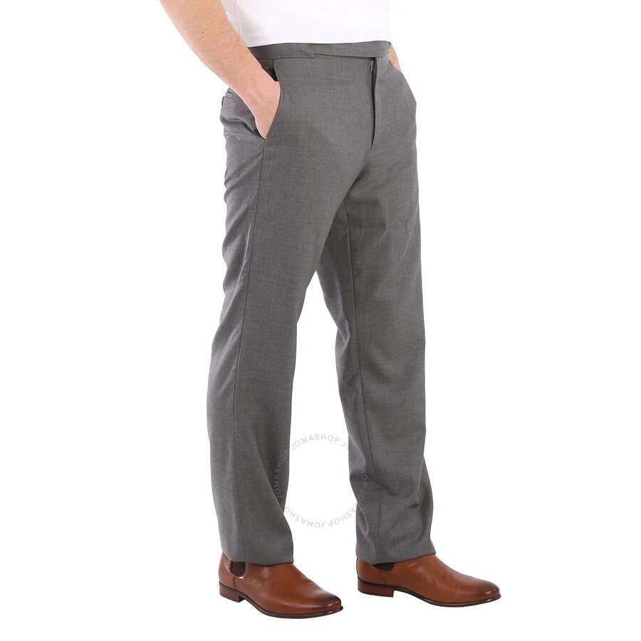 商品Burberry|Charcoal Grey Wool English Fit Tailored Trousers With Belt Detail,价格¥1654,第2张图片详细描述