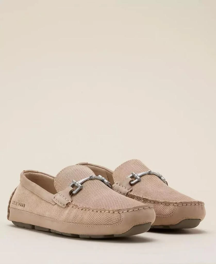 商品Cole Haan|Men's Wyatt Leather Slip-On Bit Driving Loafers,价格¥606,第3张图片详细描述