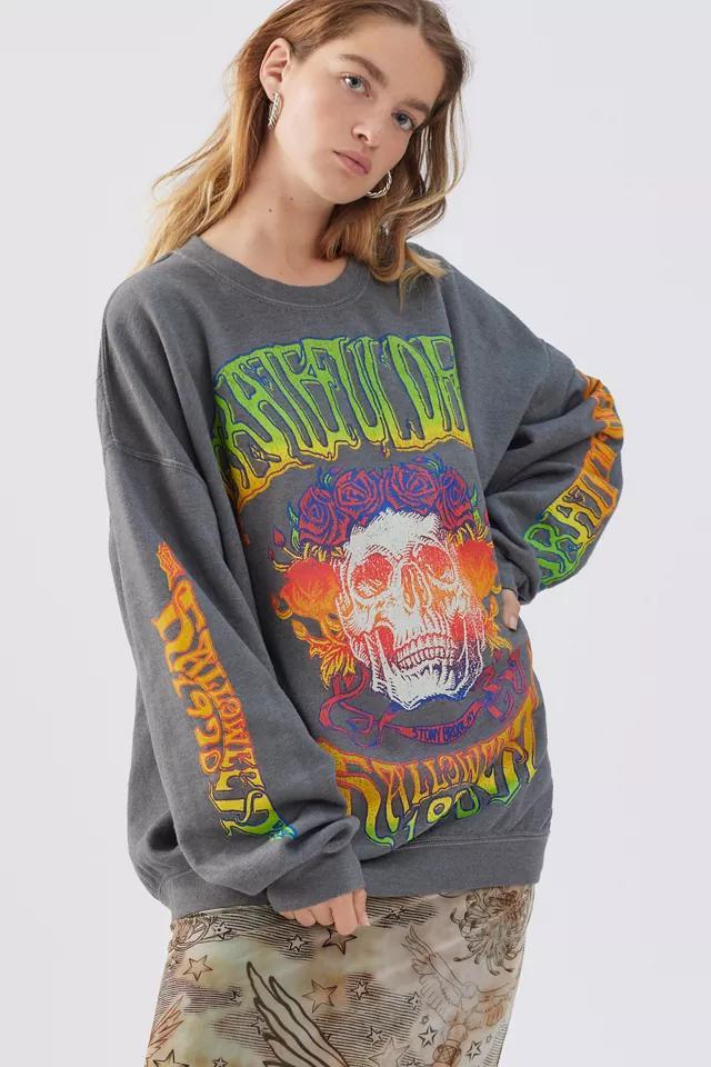 商品Urban Outfitters|Grateful Dead Skull Crew Neck Sweatshirt,价格¥578,第1张图片