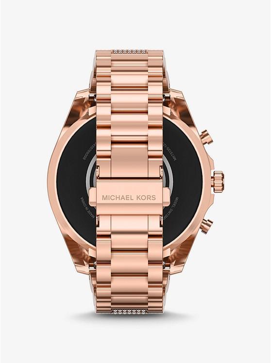 商品Michael Kors|Gen 6 Bradshaw Pavé Rose Gold-Tone Smartwatch,价格¥2970,第5张图片详细描述