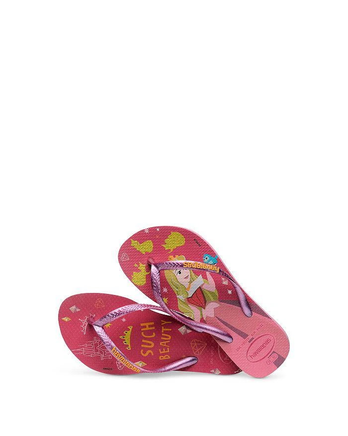 商品Havaianas|Girls' Disney Princess Flip Flops - Toddler, Little Kid,价格¥227,第4张图片详细描述