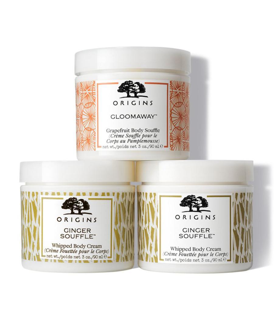 商品Origins|Ginger and Grapefruit Uplifting Body Cream Trio,价格¥378,第4张图片详细描述
