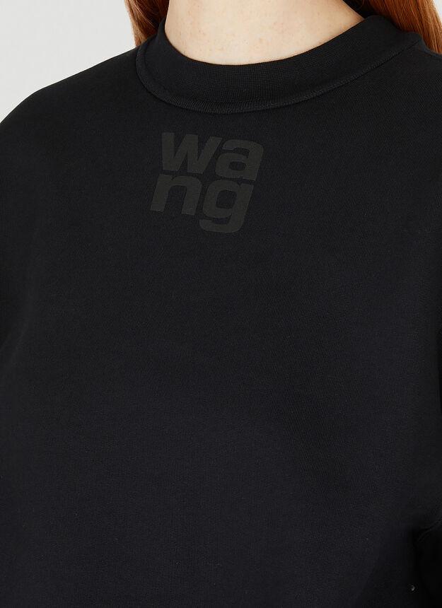 商品Alexander Wang|Puff Logo Sweatshirt in Black,价格¥1369,第7张图片详细描述