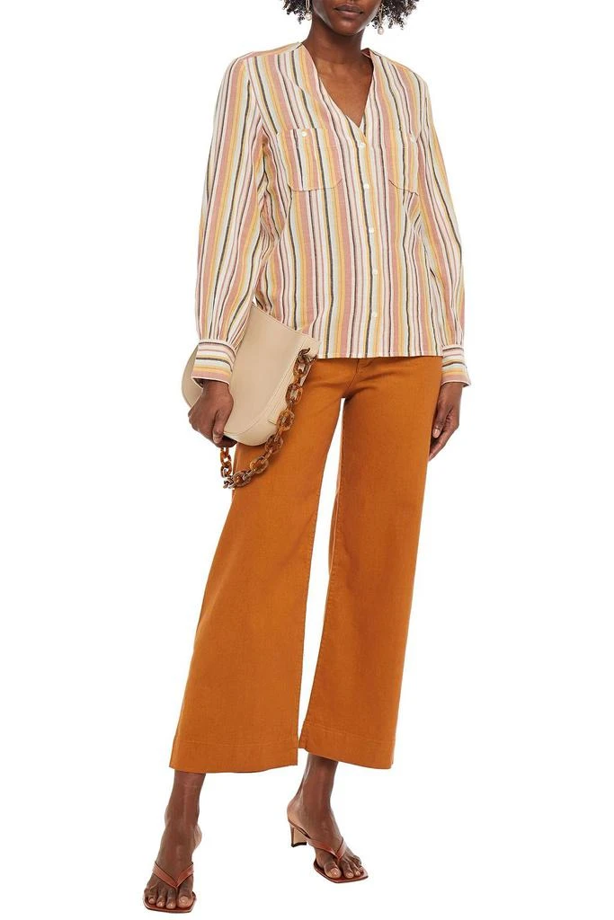 商品VANESSA BRUNO|Molly high-rise wide-leg jeans,价格¥825,第4张图片详细描述