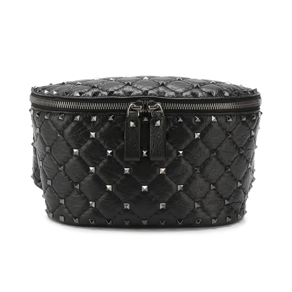 商品[国内直发] Valentino|VALENTINO 黑色女士腰包 RW2B0B45-ARD-0NO,价格¥7000,第1张图片